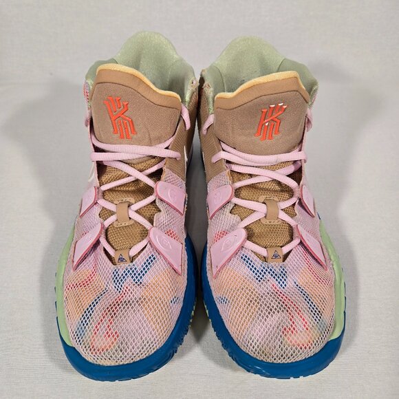 NIKE Kyrie 7 Exclusive "1 World 1 People" Regal Pink Sneakers Women's Size 8. - Picture 4 of 17